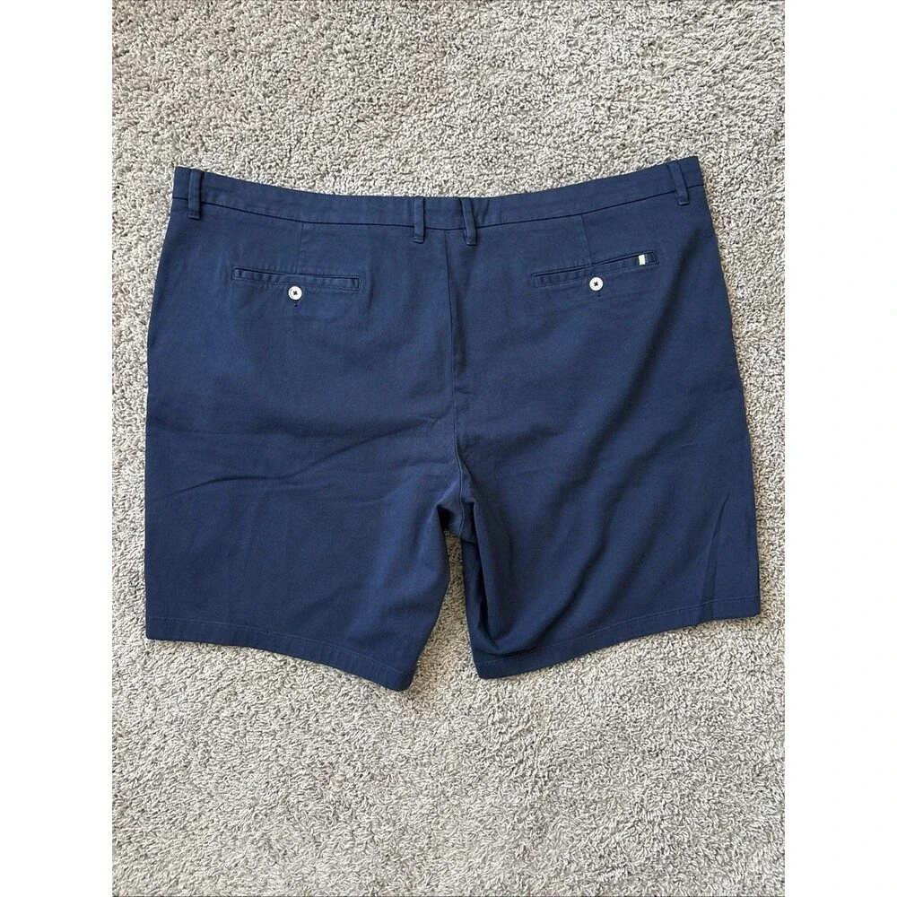 New Robert Graham Navy Chino Short Paisley Lining Assorted Men Classic Size 46